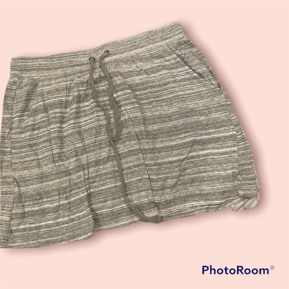 Gray Drawstring Skirt XS